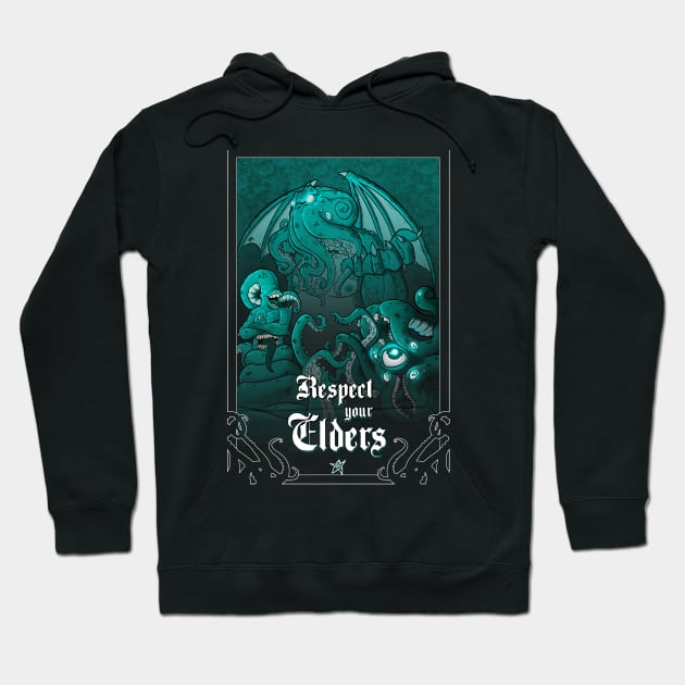 Respect your Elders Hoodie by zombieroomie